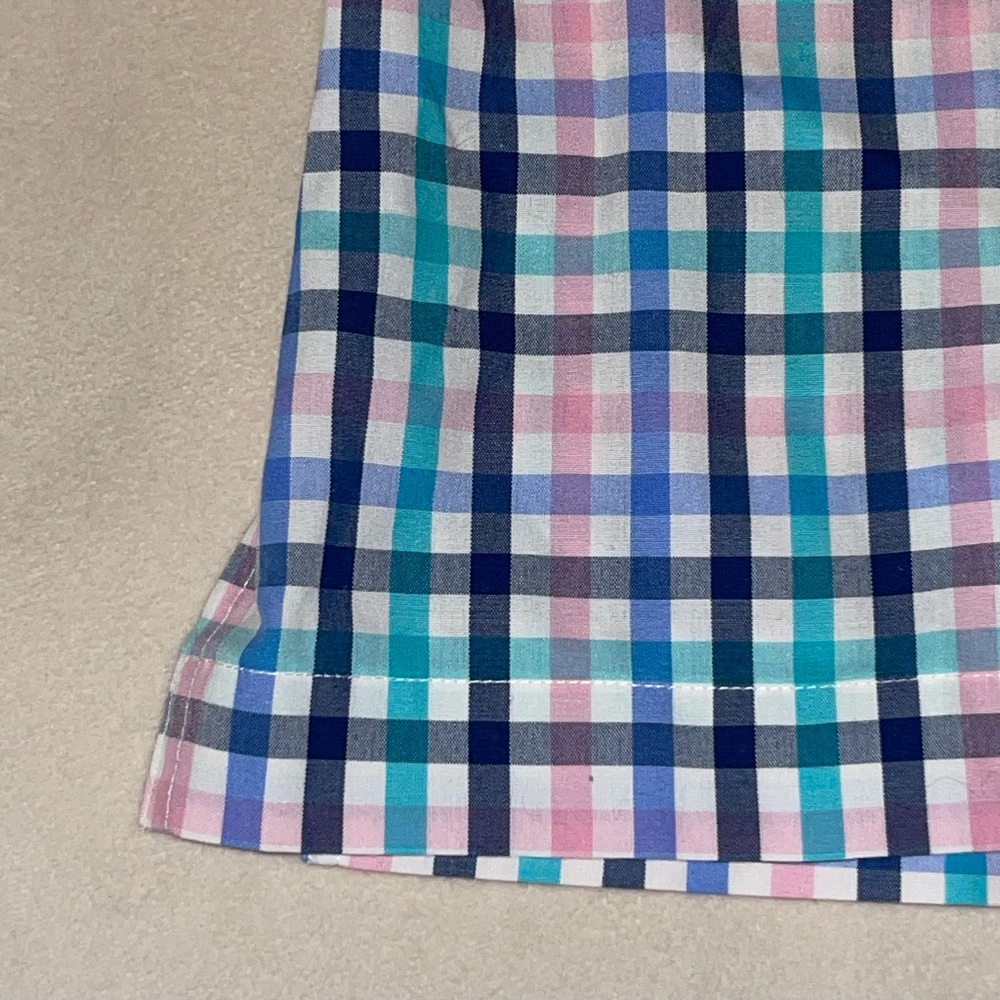 Talbots Multicolor Ruffle Neck Top‎ - Picture 4 of 11